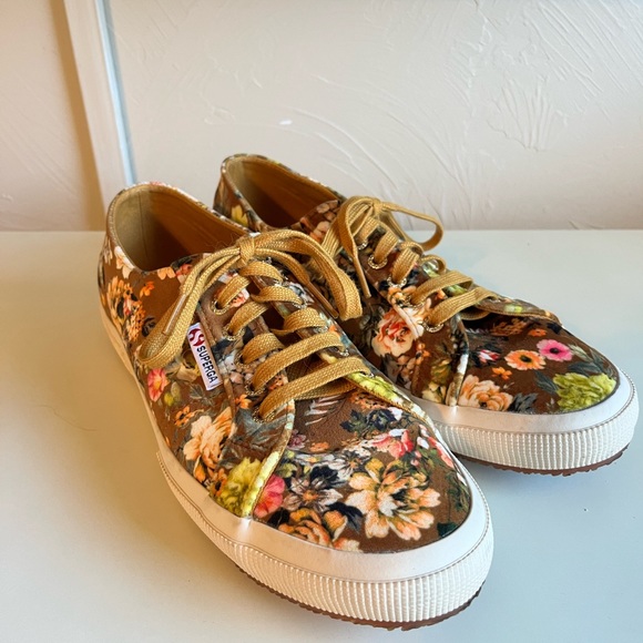 Superga Floral Canvas Sneakers - Multicolor - Picture 1 of 8